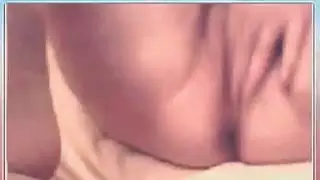 Old granny play with saggy tits and pussy on webcam