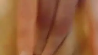 Huge Dildo Masturbating her Tight