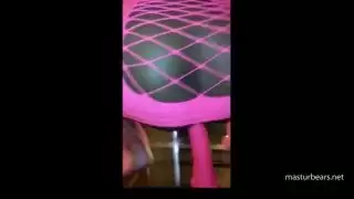 My squirt orgasm on a glass plate