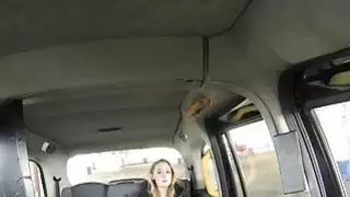 Sexy babe in heels boned by nasty driver in the backseat