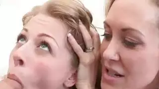 Stepmom Brandi Love and Zoey Monroe hot threeway