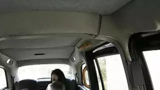 Lady in stockings fucked in the backseat for a free ride